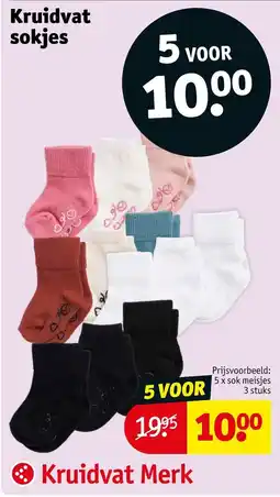 Kruidvat Kruidvat sokjes aanbieding