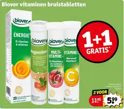 Kruidvat Biover vitaminen bruistabletten aanbieding