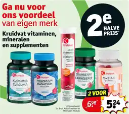 Kruidvat Kruidvat vitaminen, mineralen en supplementen aanbieding