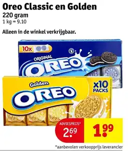 Kruidvat Oreo Classic en Golden aanbieding