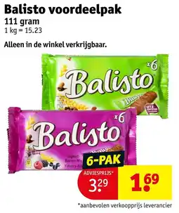 Kruidvat Balisto voordeelpak aanbieding