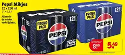 Kruidvat Pepsi blikjes aanbieding