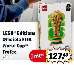 Kruidvat Lego Editions Officiële FIFA World Cup Trofee aanbieding