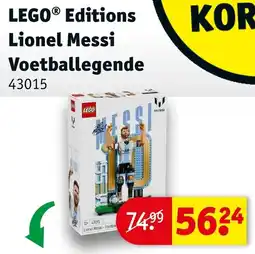 Kruidvat Lego Editions Lionel Messi Voetballegende aanbieding