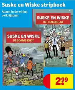Kruidvat Suske en Wiske stripboek aanbieding