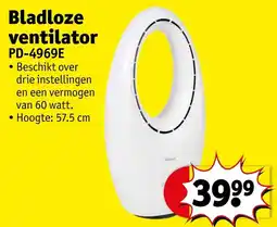 Kruidvat Bladloze ventilator PD-4969E aanbieding