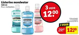 Kruidvat Listerine mondwater aanbieding