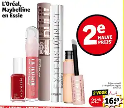 Kruidvat L'Oréal, Maybelline en Essie aanbieding