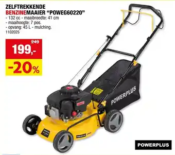 Zelftrekkende Benzinemaaier POWEG60220