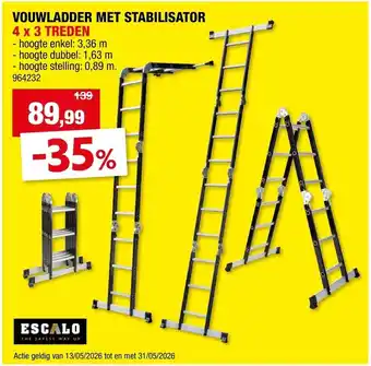 Vouwladder Met Stabilisator