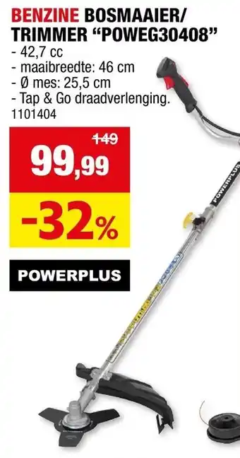BENZINE BOSMAAIER/ TRIMMER POWEG30408