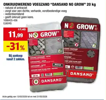 Onkruidwerend Voegzand Dansand No Grow