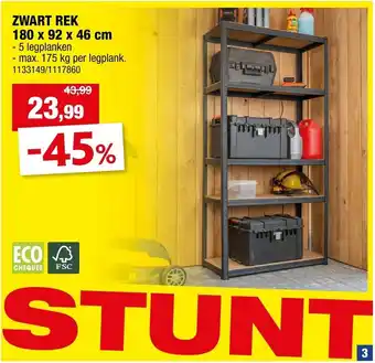 Zwart rek