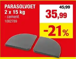 Hubo Parasolvoet aanbieding