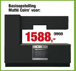 Hubo Basisopstelling Matté Coire aanbieding