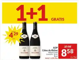 Intermarché AOP Côtes du Rhône aanbieding
