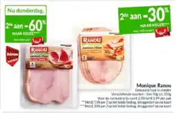Intermarché Monique Ranou Gekookte ham in sneden aanbieding