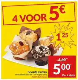 Intermarché Gevulde Muffins aanbieding