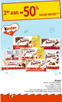 Intermarché Kinder aanbieding