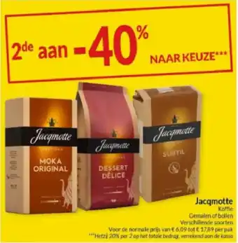 Intermarché Jacqmotte Koffie aanbieding