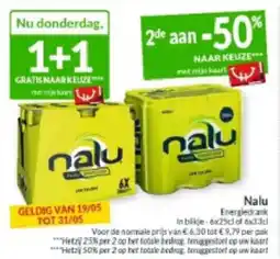 Intermarché Nalu Energiedrank aanbieding