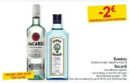 Intermarché Bombay of Bacardi aanbieding
