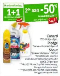 Intermarché Canard, Pledge of Shout aanbieding