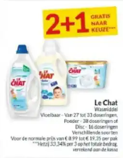 Intermarché Le Chat Wasmiddel aanbieding