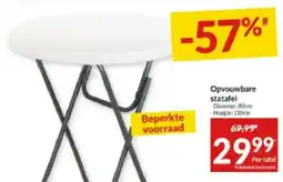 Intermarché Opvouwbare statafel aanbieding