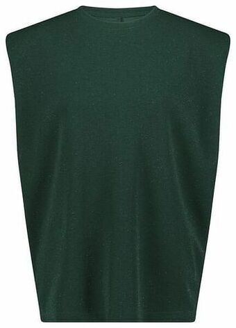 HEMA HEMA Dames T-shirt Lea Met Glitters Groen (groen) aanbieding