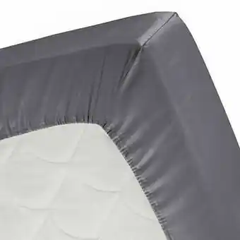 Leen Bakker Cinderella hoeslaken - antraciet - 90x200 cm - Leen Bakker aanbieding