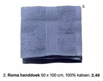 Zeeman Roma handdoek aanbieding