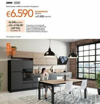 Eggo Deze keuken, elektro en sanitair inbegrepen aanbieding