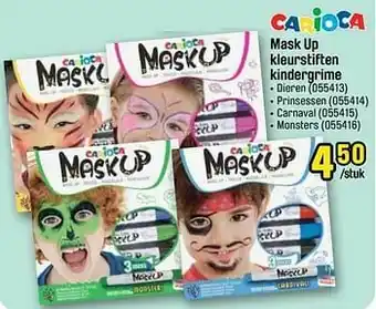 Mask up kleurstiften kindergrime