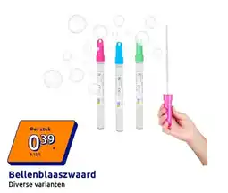 Action Bellenblaaszwaard aanbieding