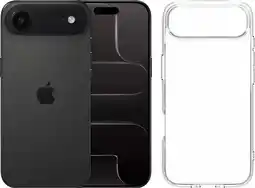 Coolblue Apple iPhone Air 512Go Noir + BlueBuilt Protective Back Cover Transparent aanbieding