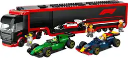 Coolblue LEGO City - Camion de F1 avec Voitures de F1 RB20 et AMR24 60445 aanbieding