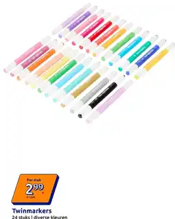 Action Twinmarkers aanbieding