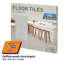 Action Zelfklevende vloertegels aanbieding