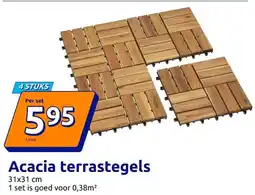 Action Acacia terrastegels aanbieding