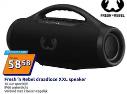 Action Fresh 'n Rebel draadloze XXL speaker aanbieding