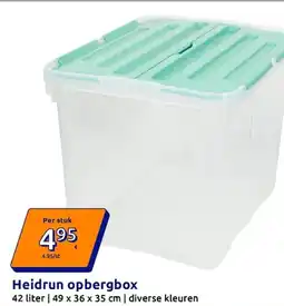Action Heidrun opbergbox aanbieding