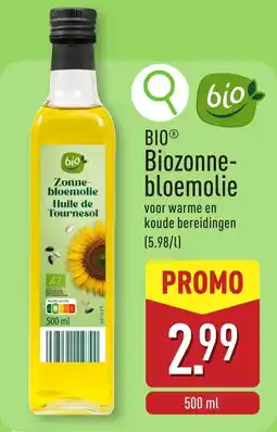 ALDI Bio Zonnebloemolie aanbieding