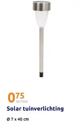 Action Solar tuinverlichting aanbieding