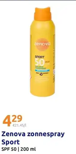 Action Zenova zonnespray Sport aanbieding