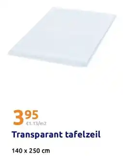 Action Transparant tafelzeil aanbieding