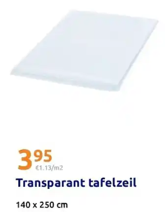 Action Transparant tafelzeil aanbieding