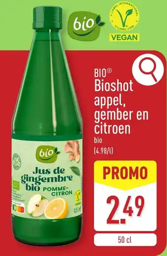 Bio Shot Appel, Gember en Citroen