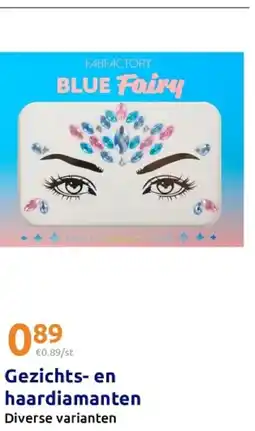 Action Gezichts- en haardiamanten aanbieding