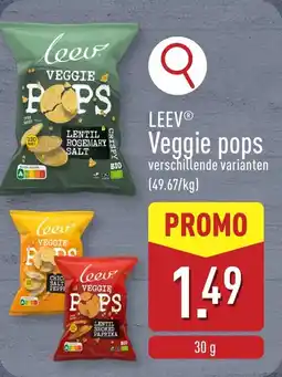 ALDI Leev Veggie Pops aanbieding